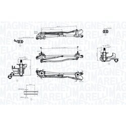 Mechanizmus stieračov MAGNETI MARELLI 085570740010