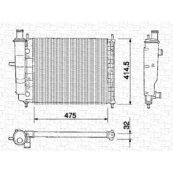 Chladič motora MAGNETI MARELLI 350213151000