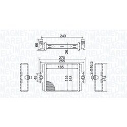 Chladič motora MAGNETI MARELLI 350213202500