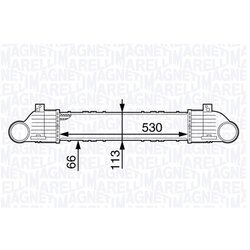 Chladič plniaceho vzduchu MAGNETI MARELLI 351319202110