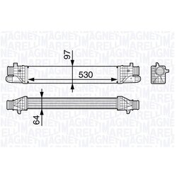 Chladič plniaceho vzduchu MAGNETI MARELLI 351319202960