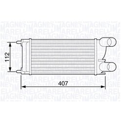 Chladič plniaceho vzduchu MAGNETI MARELLI 351319203550