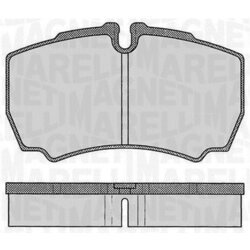 Sada brzdových platničiek kotúčovej brzdy MAGNETI MARELLI 363916060434