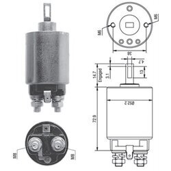 Elektromagnetický spínač pre štartér MAGNETI MARELLI 940113050278