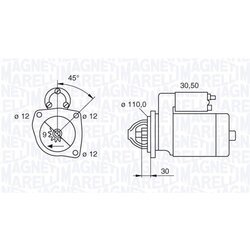 Štartér MAGNETI MARELLI 063522310110