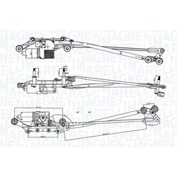 Systém čistenia skiel MAGNETI MARELLI 064351731010