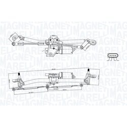 Systém čistenia skiel MAGNETI MARELLI 064351751010