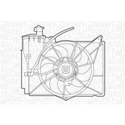 Ventilátor chladenia motora MAGNETI MARELLI 069422358010