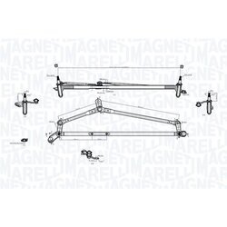 Mechanizmus stieračov MAGNETI MARELLI 085570737010 - obr. 2