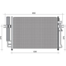 Kondenzátor klimatizácie MAGNETI MARELLI 350203473000