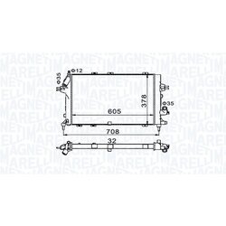 Chladič motora MAGNETI MARELLI 350213153400