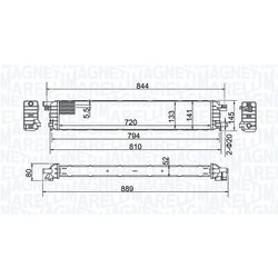 Chladič motora MAGNETI MARELLI 350213202100