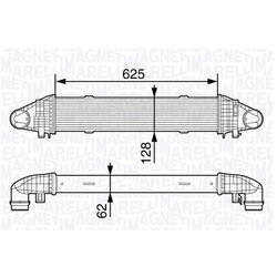 Chladič plniaceho vzduchu MAGNETI MARELLI 351319203340