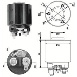 Elektromagnetický spínač pre štartér MAGNETI MARELLI 940113050140