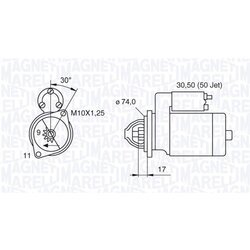 Štartér MAGNETI MARELLI 063280056010