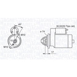 Štartér MAGNETI MARELLI 063280057010