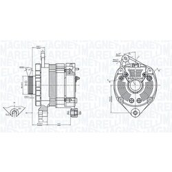 Alternátor MAGNETI MARELLI 063733685010