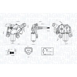 Motor stieračov MAGNETI MARELLI 064070100010 - obr. 1