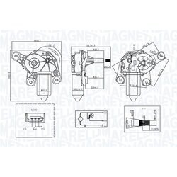 Motor stieračov MAGNETI MARELLI 064071100010