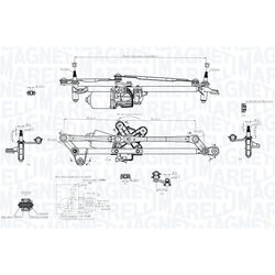 Systém čistenia skiel MAGNETI MARELLI 064351703010