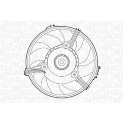 Ventilátor chladenia motora MAGNETI MARELLI 069422263010