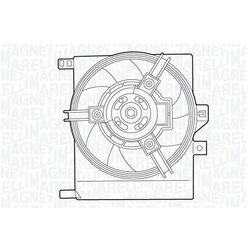 Ventilátor chladenia motora MAGNETI MARELLI 069422550010