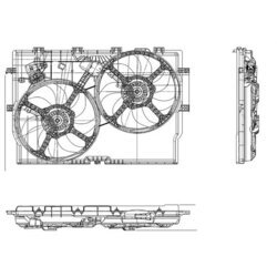 Ventilátor chladenia motora MAGNETI MARELLI 069422578010 - obr. 1