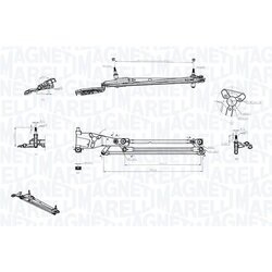 Mechanizmus stieračov MAGNETI MARELLI 085570706010