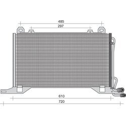 Kondenzátor klimatizácie MAGNETI MARELLI 350203393000