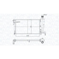 Chladič motora MAGNETI MARELLI 350213181300