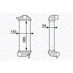 Chladič plniaceho vzduchu MAGNETI MARELLI 351319202930