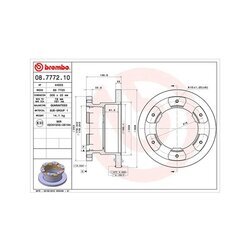 Brzdový kotúč MAGNETI MARELLI 360406106100