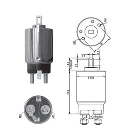 Elektromagnetický spínač pre štartér MAGNETI MARELLI 940113050350