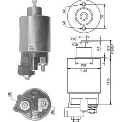 Elektromagnetický spínač pre štartér MAGNETI MARELLI 940113050355