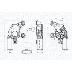 Motor stieračov MAGNETI MARELLI 064072600010