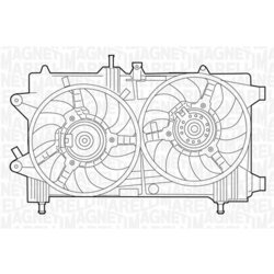 Ventilátor chladenia motora MAGNETI MARELLI 069422048010