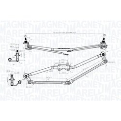 Mechanizmus stieračov MAGNETI MARELLI 085570170010