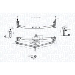 Mechanizmus stieračov MAGNETI MARELLI 085570734010 - obr. 2