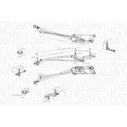 Mechanizmus stieračov MAGNETI MARELLI 085570758010