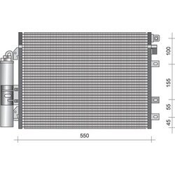 Kondenzátor klimatizácie MAGNETI MARELLI 350203337000