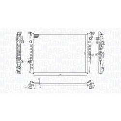 Chladič motora MAGNETI MARELLI 350213199300