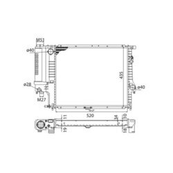 Chladič motora MAGNETI MARELLI 350213693003