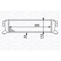 Chladič plniaceho vzduchu MAGNETI MARELLI 351319201900