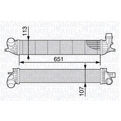 Chladič plniaceho vzduchu MAGNETI MARELLI 351319202620