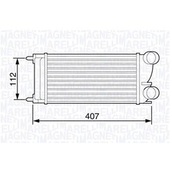 Chladič plniaceho vzduchu MAGNETI MARELLI 351319203520