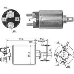 Elektromagnetický spínač pre štartér MAGNETI MARELLI 940113050395