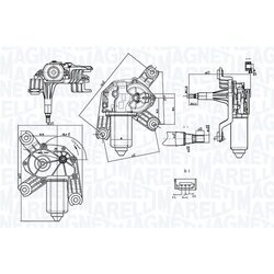 Motor stieračov MAGNETI MARELLI 064070800010