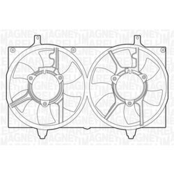 Ventilátor chladenia motora MAGNETI MARELLI 069422421010