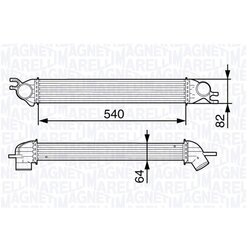 Chladič plniaceho vzduchu MAGNETI MARELLI 351319202090