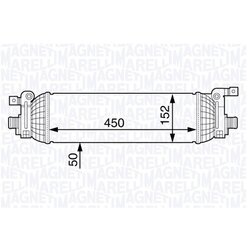 Chladič plniaceho vzduchu MAGNETI MARELLI 351319202290